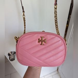 Tory Burch Kira Camera Crossbody Bag Pink